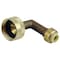 Apollo 1/4 in. (3/8 in. O.D.) Brass Push-To-Connect x 3/4 in. Garden Hose Thread 90-Degree Dishwasher Elbow FSBDWE1434 - alternate 3
